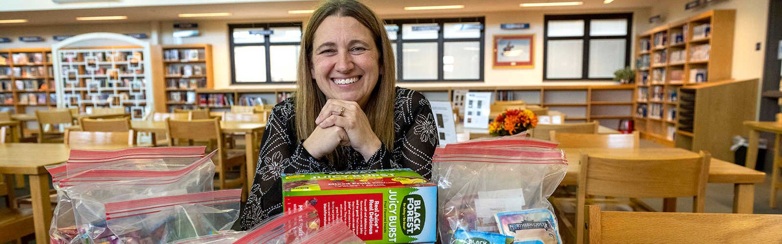 Conner High School's Helping Hands for the Homeless instructional adviser and longtime Loaves and Fishes volunteer, Jodi Petersime.  