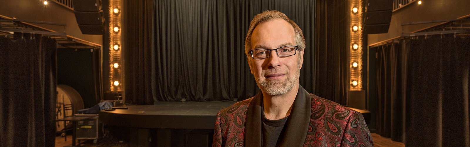 Kent Meloy, on location, at The Woodward Theater in Over-The-Rhine