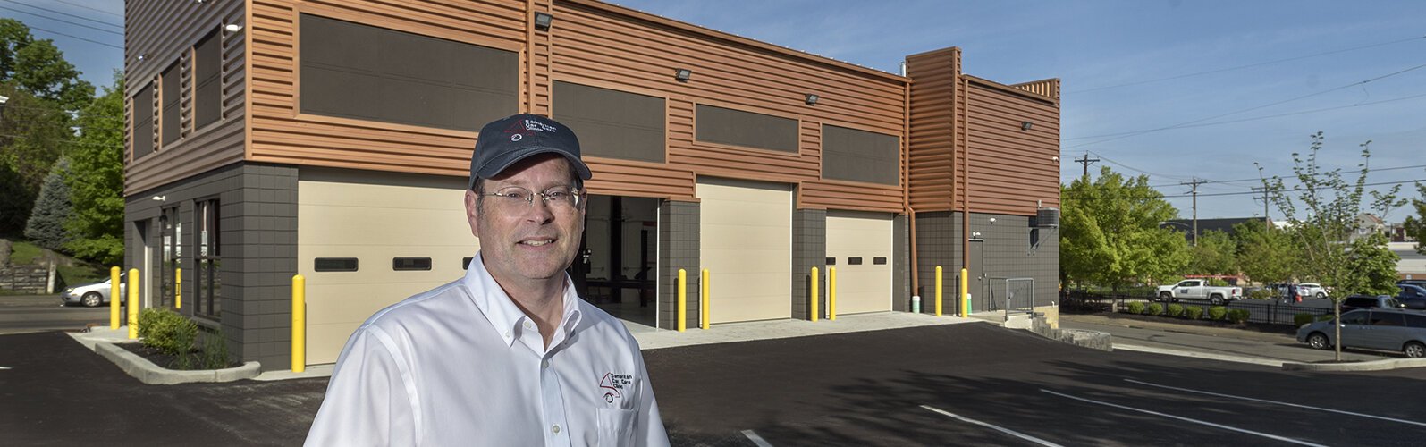 Samaritan Car Care Clinic director Bruce Kintner at the new facility at the corner of Madison Avenue and Martin Street.