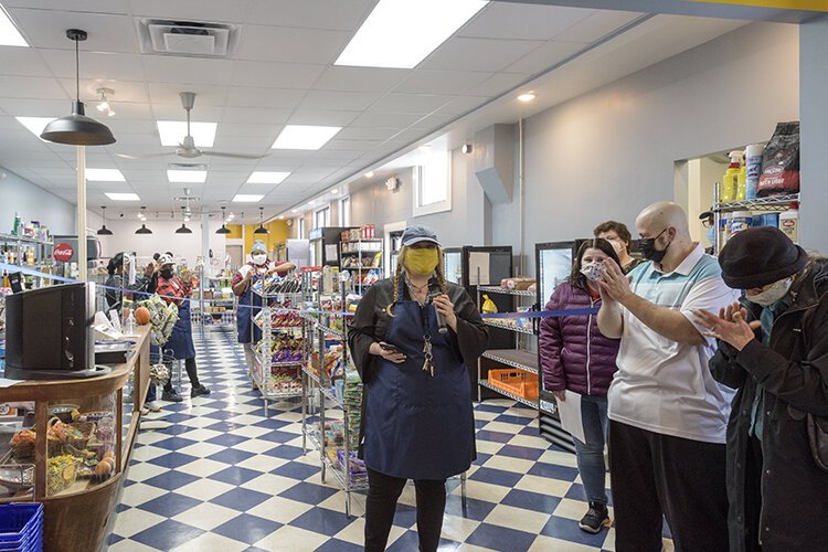 The much-anticipated reopening of the store gives residents access to fresh food and produce.