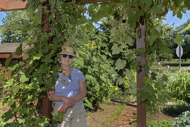 Mimi Rook manages Camp Washington's community garden.