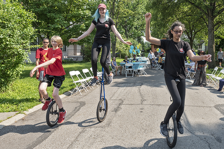 Paddock Hills celebrated their 100th anniversary with a community-wide block party.