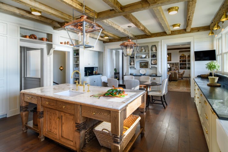 Culver Lake Cottage interior, RWA Architects.