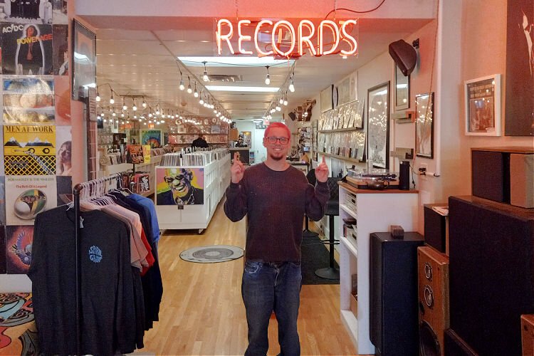 Store owner Adam Witzel, who moved the store to Old Town Milford in 2021, created an eclectic oasis for music fans, and will have a DJ in-store for Record Store Day.