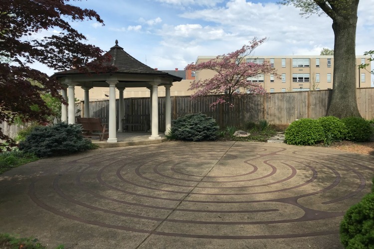 The Unity of Garden Park behind The New Thought Unity Center in East Walnut Hills