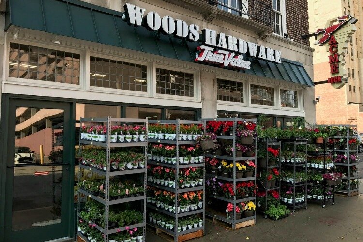 In an effort to lift spirits during the lockdown, the store started selling flowers weeks earlier than usual.