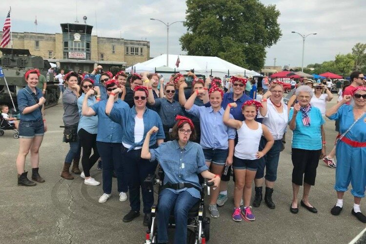 Multiple generations of Rosie the Riveter