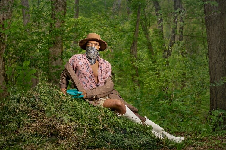 Anthony Buchanan as a stylish apocalyptic gardener