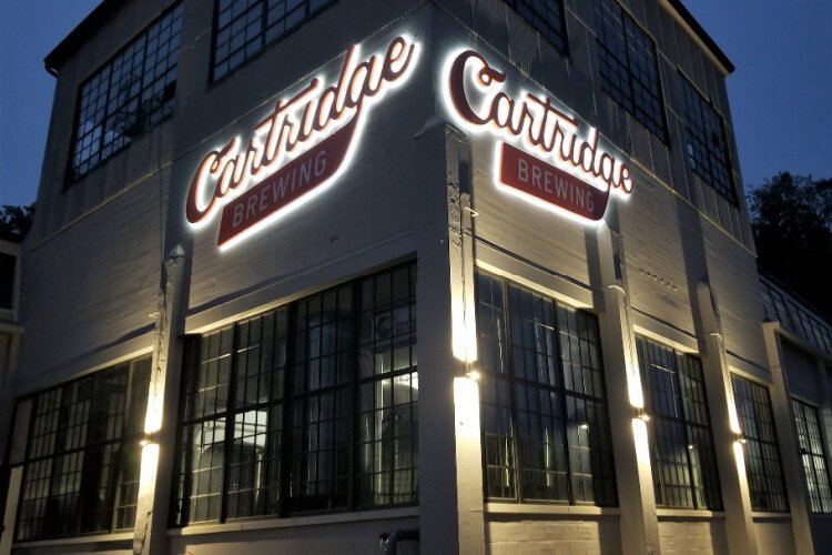 The Peters Cartridge Factory, a historic building that formerly manufactured gunpowder, military ammunition, and 78 RPM phonograph records, has been reinvented.  