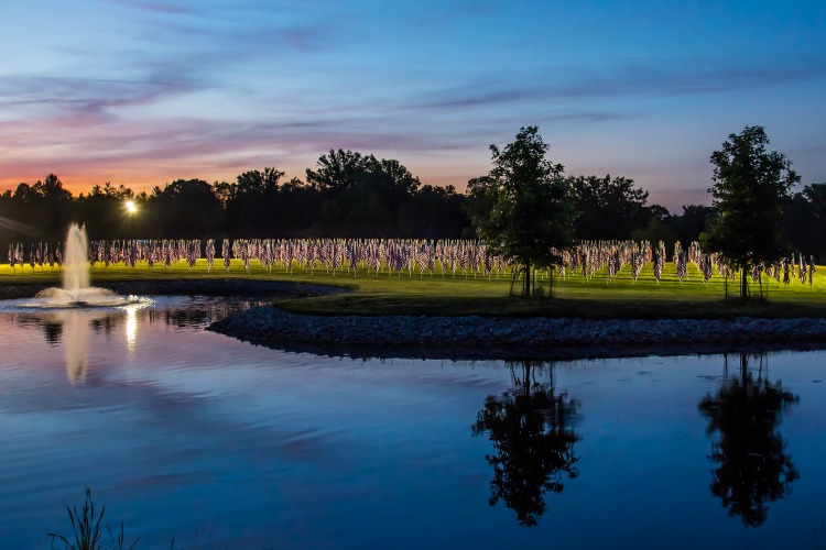 The Field of Memories at Arlington Memorial Gardens