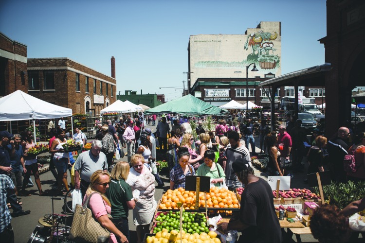 The Detroit Eastern Market's annual Flower Day event in 2017.