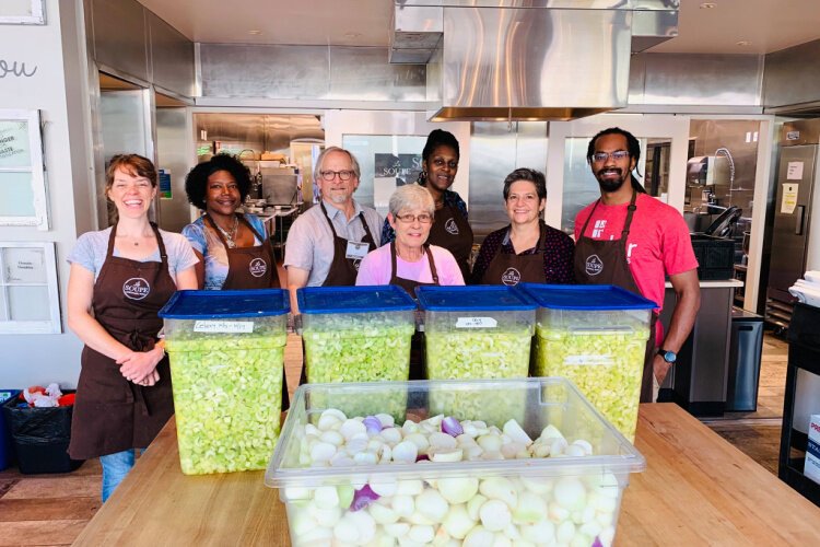 La Soupe's Cooking Improv classes go beyond preparing meals — they teach the students about the company's mission.