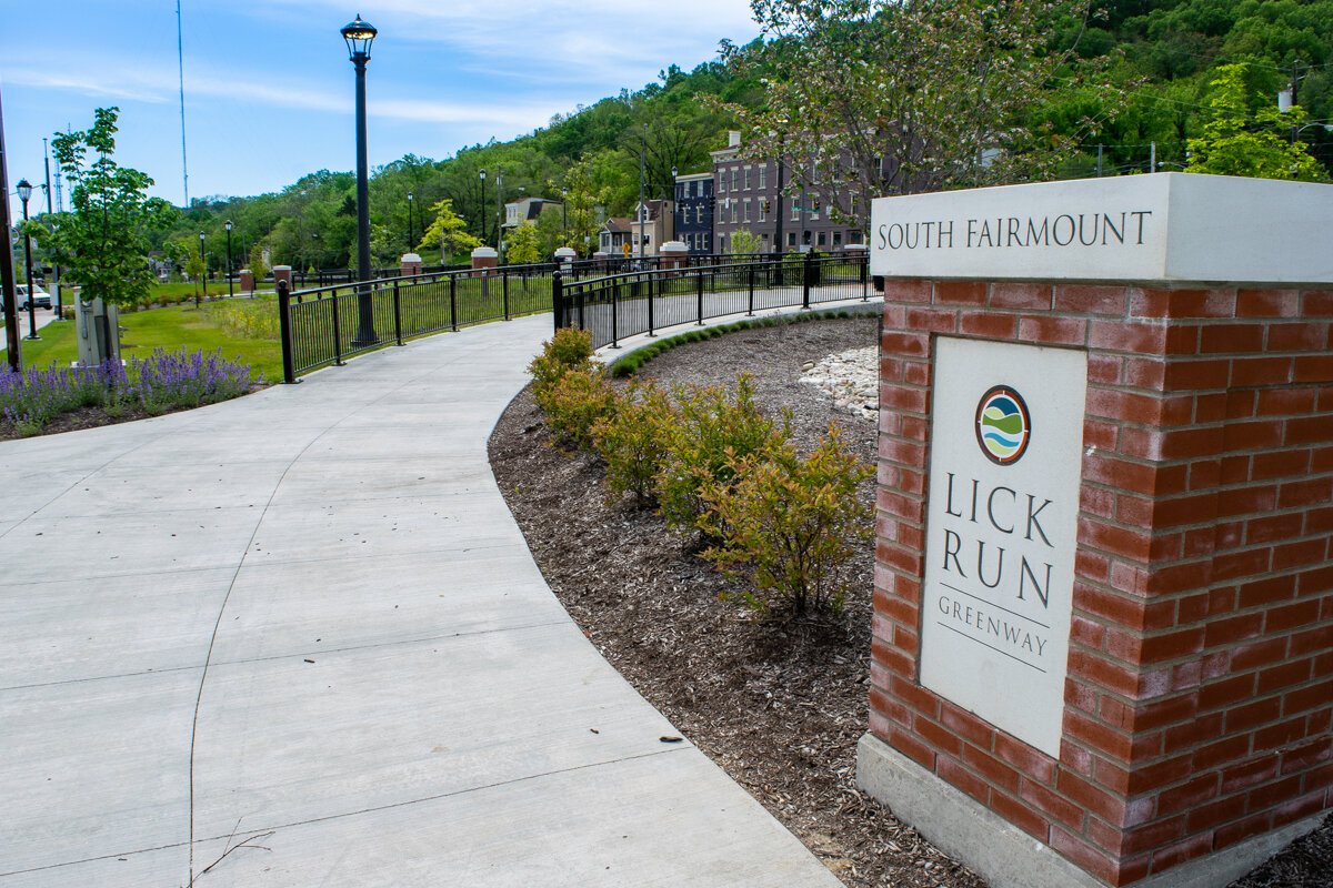 Lick Run Greenway will open to the public today, May 18.