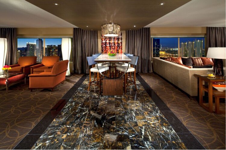 "Work from Vegas" travel packages include discounts on suites and an executive assistant.