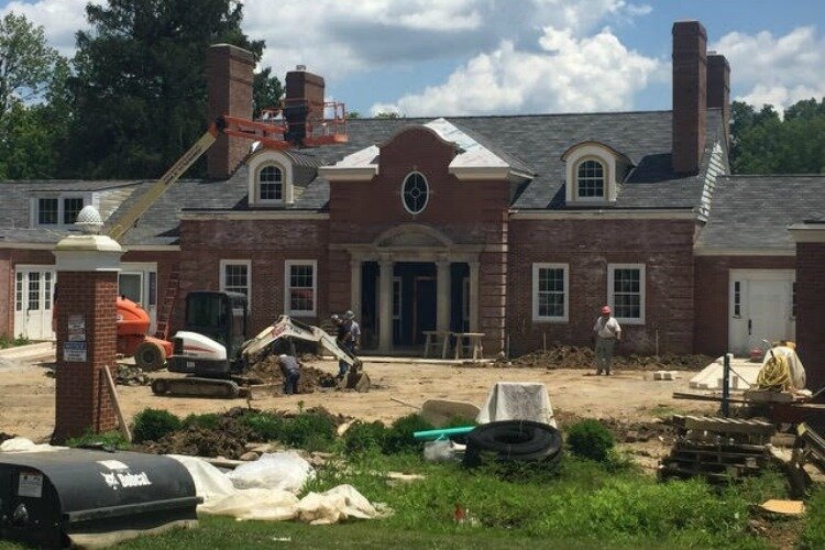 Construction on The Meshewa House transformed it into an event center.