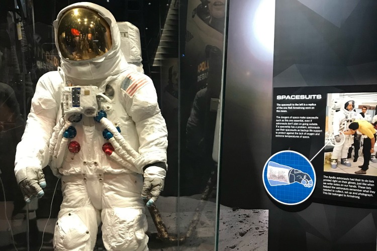 Armstrong's spacesuit from the mission