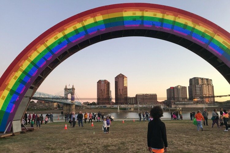 The Rainbow Bridge traveling exhibit.