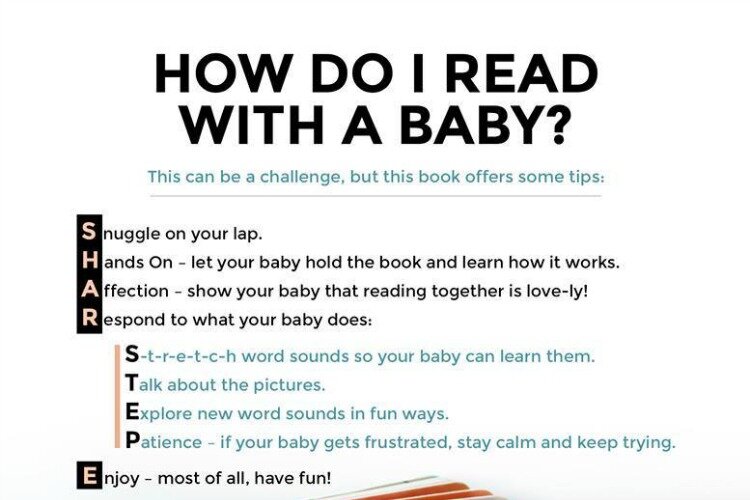 Dr. John Hutton developed this SHARE STEP method for reading from birth.