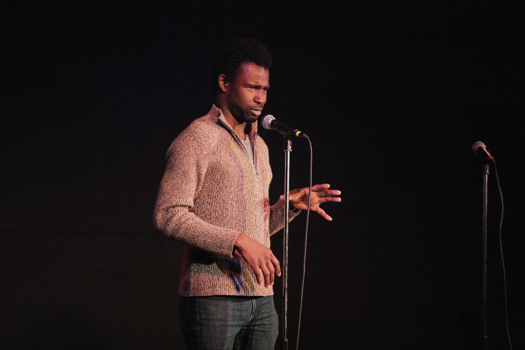 Darnell Benjamin performs at True Theatre