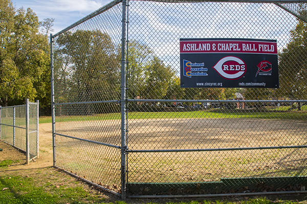 Walnut Hills' forthcoming Little League teams will use existing fields at Ashland & Chapel. 