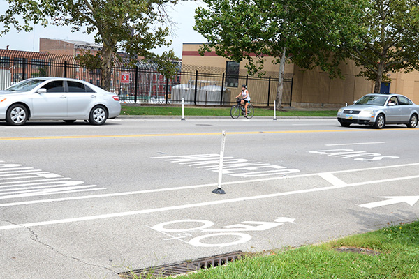 Biking on Central Parkway