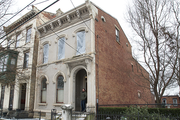 Joe Creighton is rehabbing a single-family home on Dayton Street