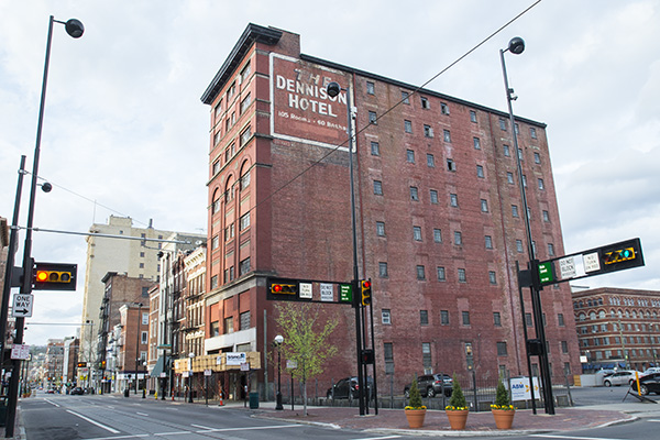Cincinnati's Historic Conservation Board holds its hearing on demolishing the Dennison Hotel May 26