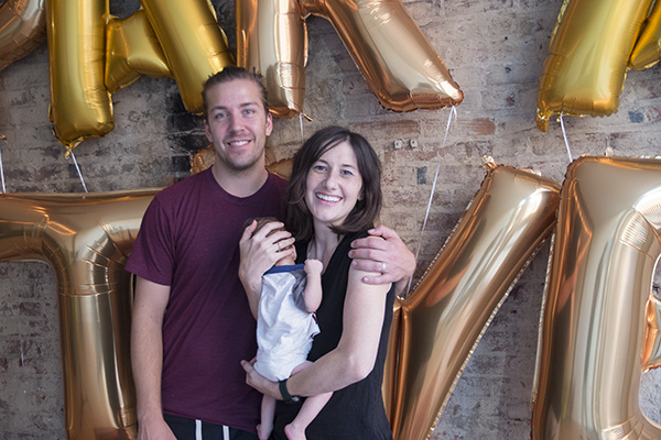 Drew and Carolyn Oxley and son Niles, part of the next generation of dreamers