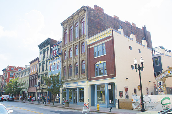 Work is almost finished at the new Union Hall innovation hub in OTR