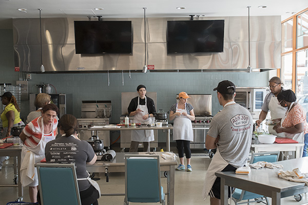 Findlay Kitchen hosts cooking classes in addition to providing entrepreneurs with work space.