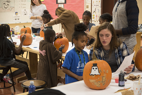 New programming at Frederick Douglass invites students to participate weekly Garden Club activities. 