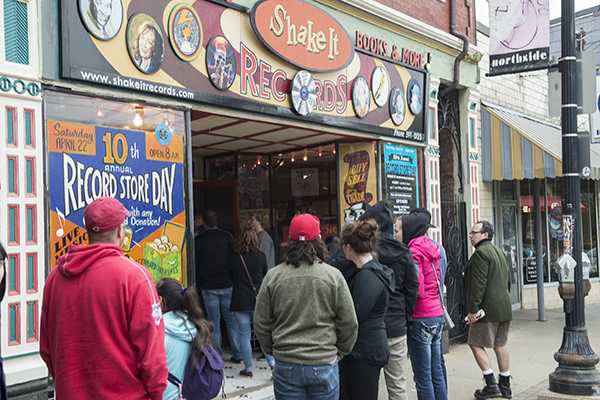 Locally beloved Shake-It Records welcomes Record Store Day visitors on April 22.