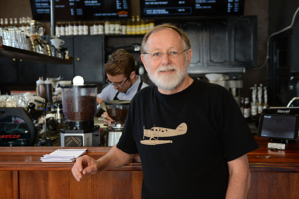 Larry Bourgeois likes bringing people together over a good cup of coffee