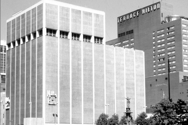 Snapshot of the downtown Cincinnati retail scene in the early 1960s.