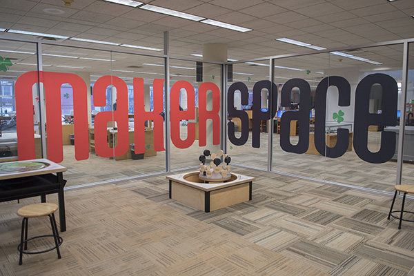 The Cincinnati Public Library now operates four MakerSpaces within the district.