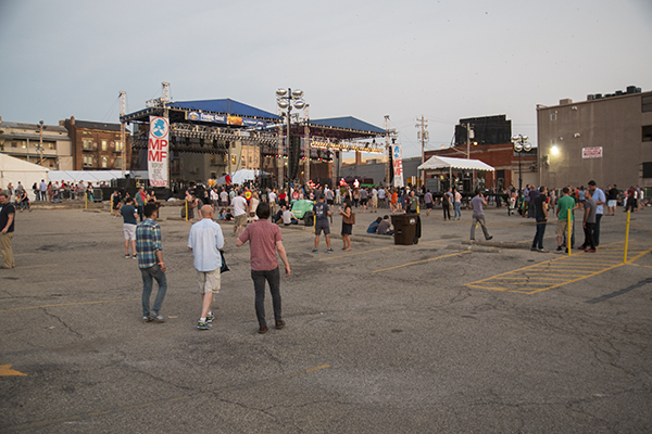 One of the stages at this year's MidPoint Music Festival.