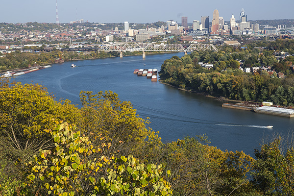 View from Mt. Echo Park in Price Hill