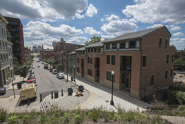 New construction and historic renovation blend seemlessly on Pendleton streets