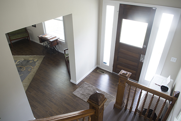 Interior of renovated home in Evanston