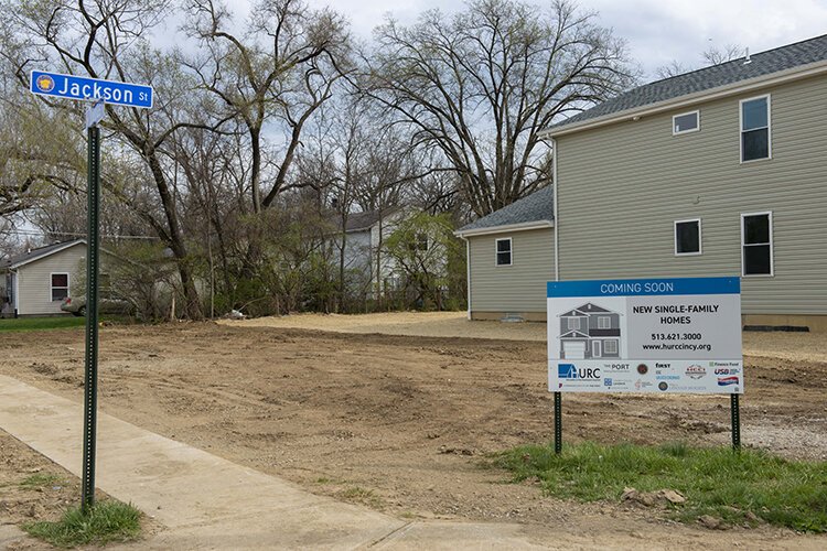 New single family homes on Jackson Street, Lincoln Heights