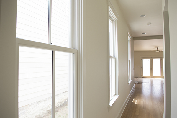 Interior of rehabbed home on Shotgun Row