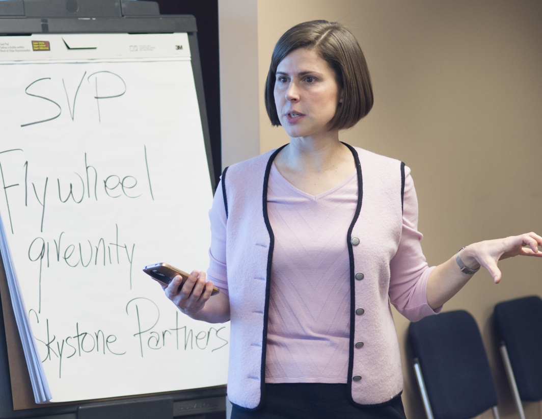 Liz Knuppel of Skystone Partners led the Jan. 10 training