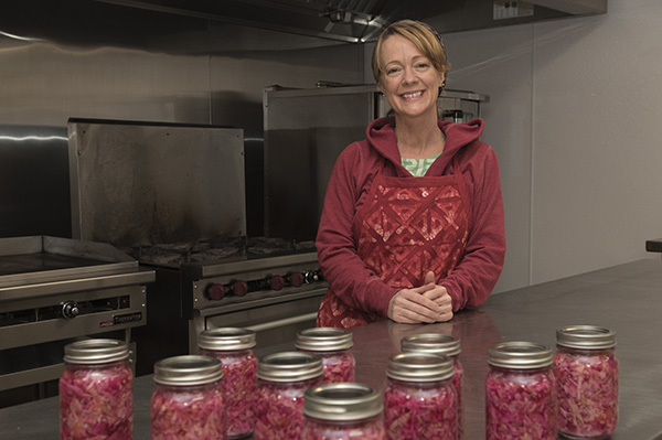 Tiffany Wise of the Healing Kitchen sells her wares at Dirt.