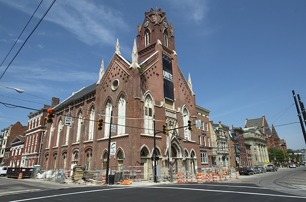 Former St. John's Church is being renovated into The Transept