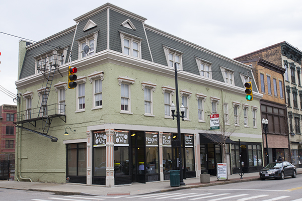 Venice on Vine occupies a prominent corner in the midst of Vine Street's renaissance