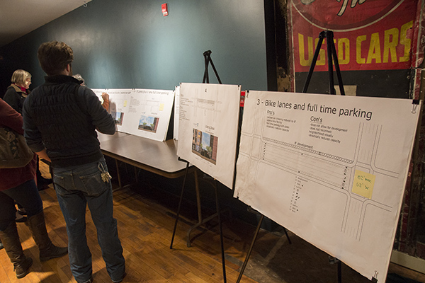 A March 1 public meeting in OTR discussed seven "conceptual options" for Liberty Street