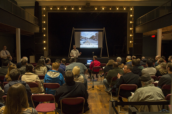 A March 1 public meeting in OTR discussed seven "conceptual options" for Liberty Street