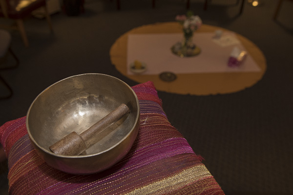 Facilitators often begin class by lighting a candle and setting an intention for the class.