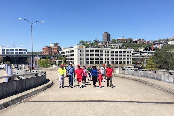 Tri-State Trails hosted spring Opening Day for Trails at the Purple People Bridge.