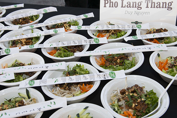 Pork and vegetarian bun salads from Pho Lang Thang.